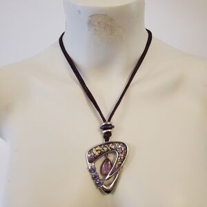 Vintage 80s Art Deco Necklace